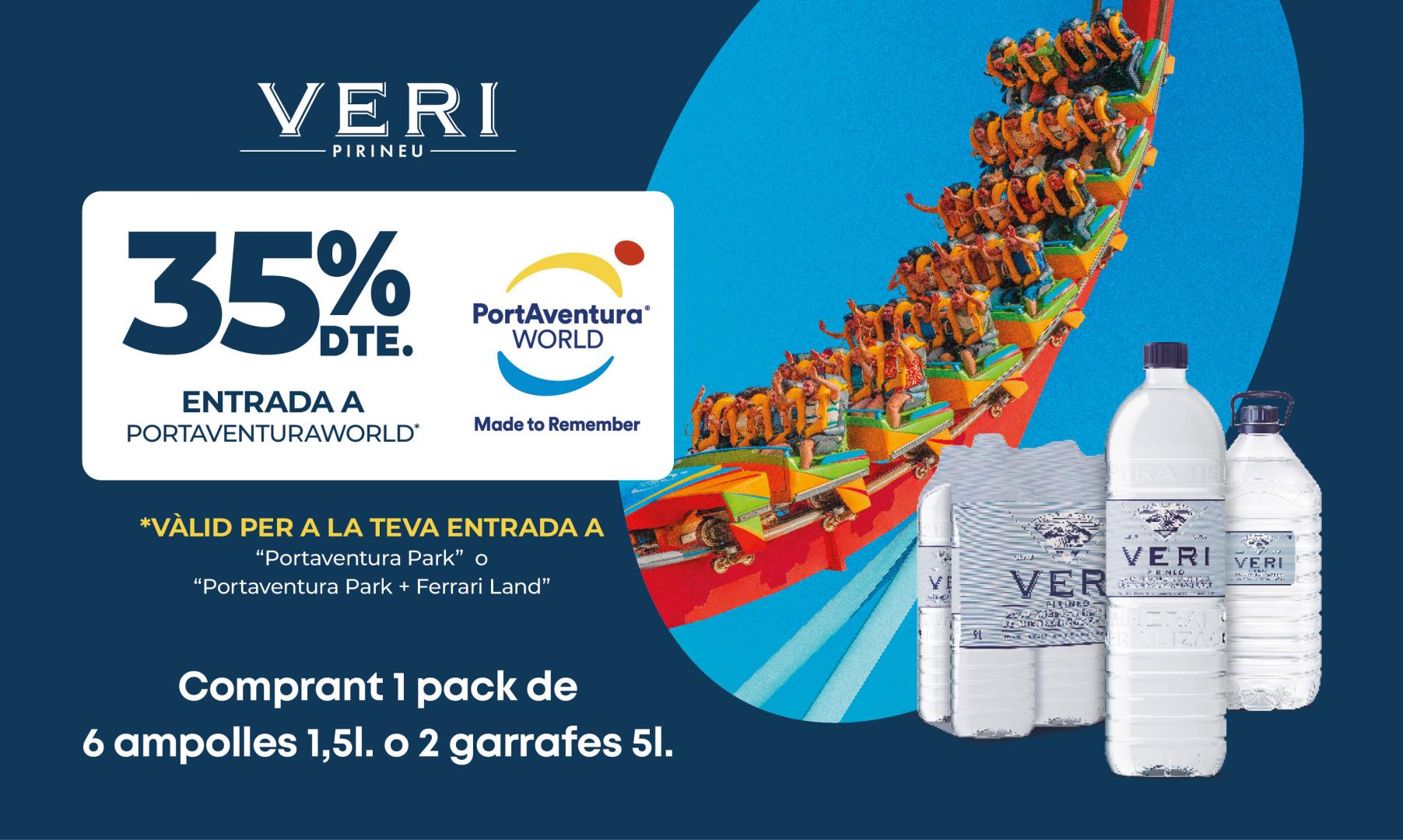 Vine a PortAventura World amb Veri 25