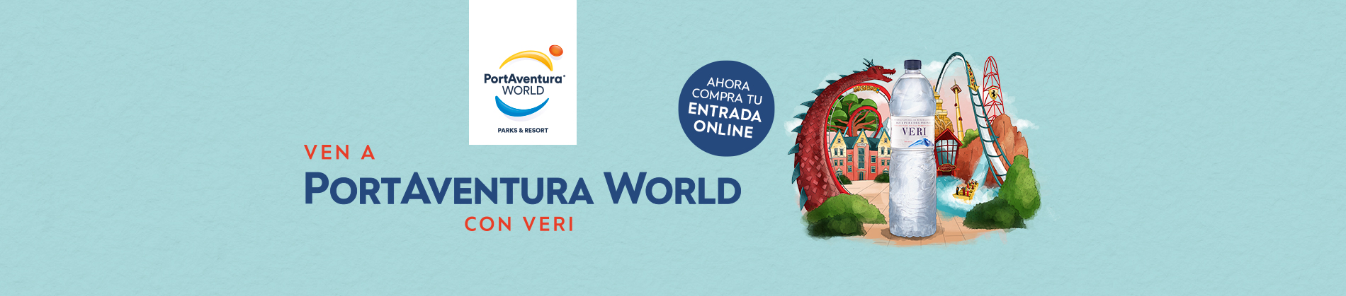 Ven a PortAventura World con Veri